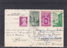 Monaco - Carte Postale De 1948 - Oblitération Monte Carlo - Expédié Vers La Belgique - Montignies Sur Sambre - Lettres & Documents