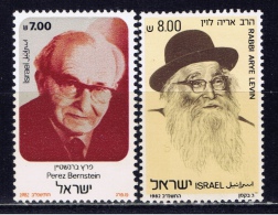 IL+ Israel 1982 Mi 875 876 Mnh Bernstein, Levin - Ongebruikt (zonder Tabs)