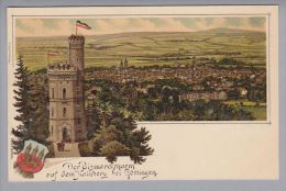 AK DE NS GÖTTINGEN Bismarksturm Ungebraucht Litho H.Lang - Goettingen