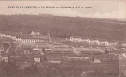 Cp , 23 , LA COURTINE , Le CAMP , Vue Générale Des Bâtiments A. &B. Et Hôpital - La Courtine