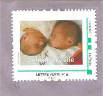 TIMBRE FRANCE MON TIMBRAMOI JUMEAUX CELESTE ET ZELIE SUR ENVELOPPE - Sonstige & Ohne Zuordnung