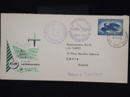 PAYS BAS - Enveloppe 1er Vol De Amsterdam/Sofia En 1956 - Aff Plaisant - à Voir - Lot P8152 - Airmail