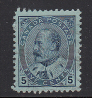 Canada Used Scott #91 5c Edward VII - Oblitérés