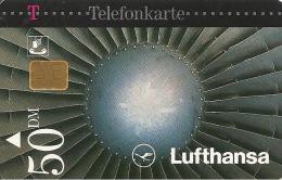 CARTE-PUCE-1996-ALLEMAGNE-CIE AERIENNE LUFTHANSA-CATALOGUES VOYAGES-TBE - A + AD-Series : Werbekarten Der Dt. Telekom AG