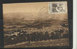 France Journée Timbre 1946  Fouquet De La Varane 4 Ambert Puy De Dome Vue Générale - ....-1949