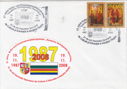 24243- GERMANS ASSOCIATION IN RESITA, SPECIAL COVER, 2008, ROMANIA - Lettres & Documents