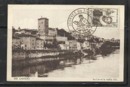 France Journée Timbre 1946  Fouquet De La Varane 7 Cahors Le Lot Et Vieille Ville - ....-1949