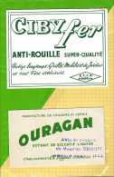 BUVARD & Blotting Paper :  Antirouille Fer ; OURAGAN  Siccatif Liqide  2 Buvards - Peintures