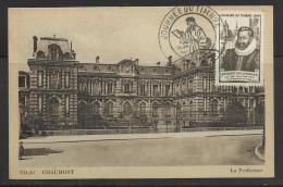 France Journée Timbre 1946  Fouquet De La Varane 14 Chaumont La Préfecture - ....-1949