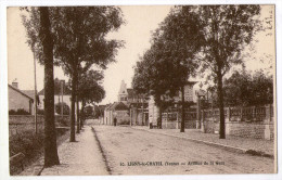 CPA           89         LIGNY LE CHATEL    1945      AVENUE DE LA GARE - Ligny Le Chatel