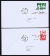 1956  Paper And Chemical Industries  Sc 362-3 On 2 FDCs - 1952-1960