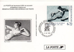 Entier Postal - Pierre Prud'Hon   - 1995 - France - Pseudo-officiële  Postwaardestukken