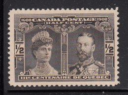 Canada Unused Scott #96 1/2c Prince & Princess Of Wales - Quebec Tercentenary - Nuevos