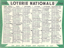 1960 -LOTERIE NATIONALE - Small : 1941-60