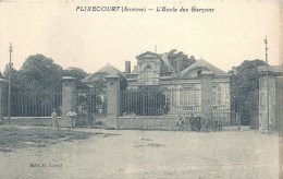 PICARDIE - 80 - SOMME -FLIXECOURT -L'école Des Garçons - Animation - Flixecourt