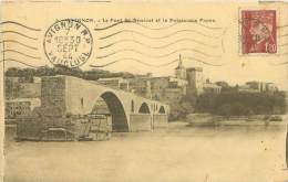 84 - AVIGNON - Le Pont St-Bénézet Et Le Palais Des Papes - Avignon (Palais & Pont)