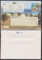 2000-EP-110 CUBA 2000. Ed.9. SOBRE CARTA. POSTAL STATIONERY. VARADERO BEACH. ERROR DISPLACED COLOR. UNUSED. - Briefe U. Dokumente