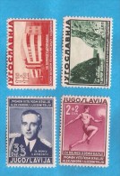 1938  358-61  MEDIZINAJUGOSLAVIJA JUGOSLAWIEN  MAKEDONIJA DEMIR KAPIJA VARDAR SANATORIUM SPORT  MNH - Unused Stamps
