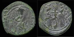 Constantine X And Eudocia AE Follis - Byzantinische Münzen