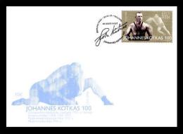 Wrestling J. Kotkas 100 - Olympic Gold Estonia 2015  Stamp FDC Mi 815 - Ete 1952: Helsinki