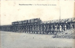 PICARDIE - 80 - SOMME - NOYELLES SUR MER -Le Pont Sur La Somme Et Le Train - Noyelles-sur-Mer