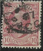 TIENTSIN TIENSTIN 1917 - 1918 SOPRASTAMPATO D'ITALIA ITALY OVERPRINTED CENT. 10 C USATO USED OBLITERE' - Tientsin