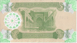 IRAQ - 1/4 Dinars 1993 UNC - Iraq