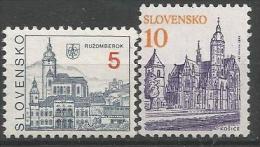 SK 1993-164-5 DEFINITIVE, SLOVAKIA, 1 X 2v, MNH - Ongebruikt