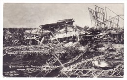AK Katastrophe Des Marine-Luftschiffes L.II 17.10.1913 Photo Gebr. Haeckel Berlin - Accidentes