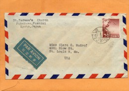 Japan Old Cover Mailed To USA - Lettres & Documents