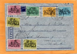 Netherlands 1952 Cover Mailed To USA - Briefe U. Dokumente