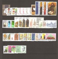 BELGIQUE Annee Complete 1986 N°2199/2240 Avec N2202/03 Gomme Verdatre Neuf **mnh Manque N2209/2229/2236 - Jahressätze