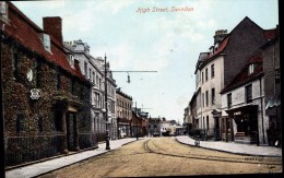 HIGH STREET, SWINDON, WILTSHIRE Pu1920 ~ HOTEL & SHOPS - Altri & Non Classificati