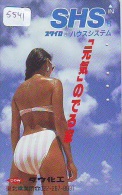 Télécarte Japon EROTIQUE (5541) EROTIC * Japan * ACTRESS  * TK *    BIKINI  GIRL * BATHCLOTHES  * FEMME * SEXY LADY - Mode