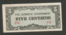 PHILIPPINES - JAPANESE OCCUPATION - 5 CENTAVOS (1942) - WWII - Philippinen