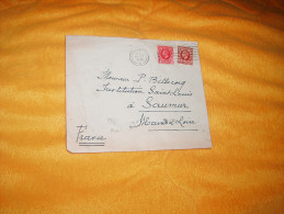 ENVELOPPE UNIQUEMENT DE 1935. / CONSULAT GENERAL DE FRANCE A LONDRES. / LONDON POUR SAUMUR / CACHETS + TIMBRES - Unclassified