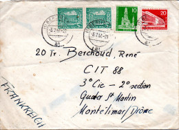 Lettre Du 3.2.57 Départ BERLIN Pour La France - Covers & Documents