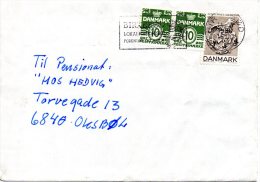 DANEMARK. N°689 De 1979 Sur Enveloppe Ayant Circulé. Pendentif Du 8e Siècle. - Archeologia