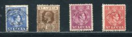ST. LUCIA GEORGE 5TH AND GEORGE 6TH CHOISEUL VILLAGE POSTMARKS - Ste Lucie (...-1978)