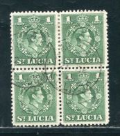 ST LUCIA CANARIES VILLAGE POSTMARK GEORGE SIXTH - Ste Lucie (...-1978)