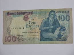 100 Cem Escudos Ouro  1981 - Banco De   PORTUGAL  **** EN ACHAT IMMEDIAT **** - Portugal