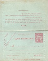 FRANCE ENTIER POSTAL CARTE LETTRE 30c CARMIN TYPE CHAPLAIN - Neumáticos