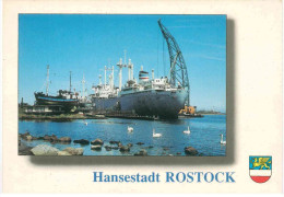 # CARTOLINA GERMANIA – HANSESTADT ROSTOCK TRADITIONSSCHIFF NON VIAGGIATA CONDIZIONI BUONE - Rostock