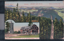 Auersberg - Aussichtsturm Mit Unterkunftshaus - Panorama - Erzgebirge - Auersberg