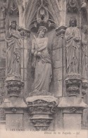 Cp , 27 , LOUVIERS , L'Église Notre-Dame , Détail De La Façade - Louviers
