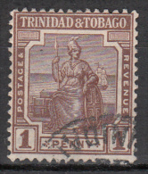 Trinidad And Tobago    Scott No.  14    Used     Year  1921 - Trinidad & Tobago (...-1961)