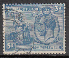 Trinidad And Tobago    Scott No.  25    Used     Year  1922 - Trinidad & Tobago (...-1961)