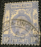 Hong Kong 1912 King George V 10c - Used - Gebruikt