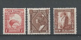 Nouv. Zélande: 194/ 195 + 198 ** - Unused Stamps