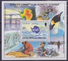 British Antarctic Territory 1996 Scar  M/s ** Mnh (23160) - Ungebraucht